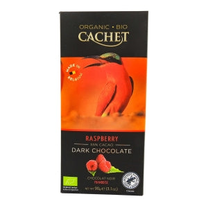 Chocolat noir BIO framboise 90g 