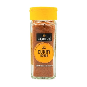 Curry rouge flacon 40g Bédros 