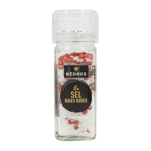 Sel aux baies roses moulin 78g Bédros 