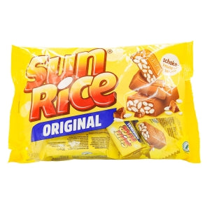 Barre chocolat riz soufflé Sunrice paquet 200g 