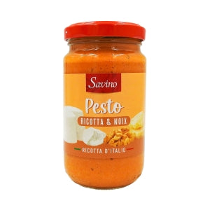 Sauce pesto ricotta et noix pot 190g Savino 