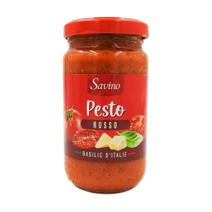 Sauce pesto rosso pot 190g Savino 